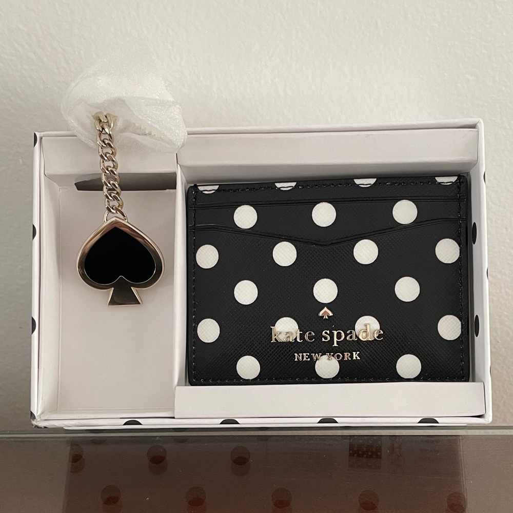 Kate Spade Boxed Card Case and Key Fob Set